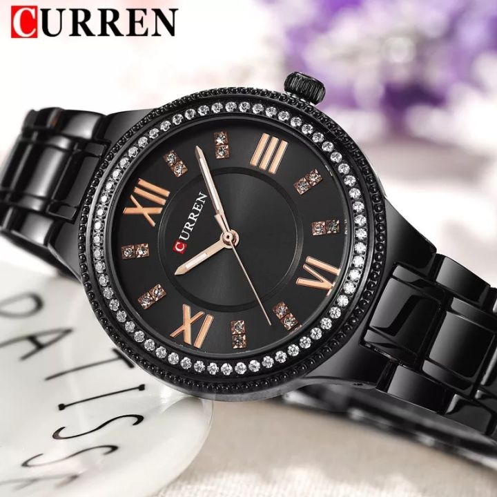 CURREN Fashion Women Watches Top Brand Luxury Ladies Girl Wrist Watch Stainless Steel Bracelet Classic Casual Female Clock 9004