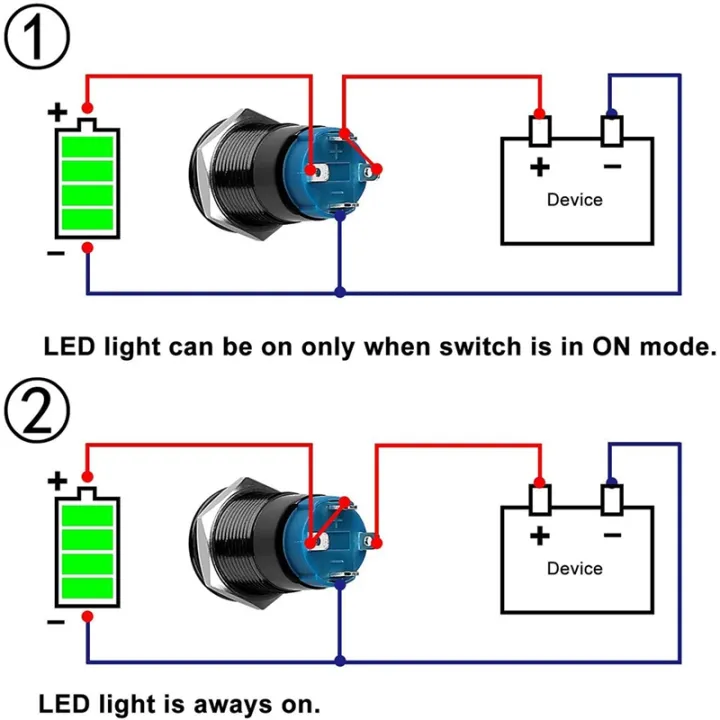 5PCS%2012mm%20Latching%20Push%20Button%20Switch%20High%20Round%20Cap,%20Waterproof%20Metal%20Push%20Button%20Switch%20with%2012V/24V%20Blue%20Light%20-%20Image%208