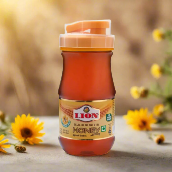 Lion kashmir pure bee honey 1Kg - Indian Imported