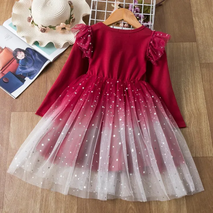 Girls%20Dresses%20for%20Spring%20Autumn%203%20to%208%20Year%20Winter%20Long%20Sleeve%20Dress%20for%20Girl%20Kids%20Red%20Christmas%20New%20Year%20Party%20Princess%20Dress%20-%20Image%203