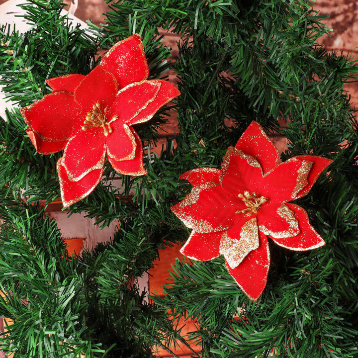 Sparkling%20Xmas%20Tree%20Flower%20Decorations%20Glittery%20Holiday%20Floral%20Decor%20Sparkly%20Flower%20Home%20Decor%20For%20Celebrations%20Glitter%20Christmas%20Decorations%20Xmas%20Tree%20Ornaments%20With%20Flowers%20-%20Image%203