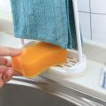 Kitchen Standing Drain Rack For Towel Rag Soap Sponge Storage. 