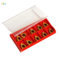 10x 16ER Carbide Inserts External Thread Lathe Tuning Cutting Tool Cleaning Pet. 