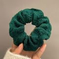 New Large Korean Puff Hair Loop Ruffle Design Vintage Headband No Harm Elastic Rubber Band Hair Ornament. 