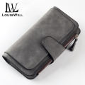 LouisWill wallets for womenWomen Wallet Long Clutch Purse PU Leather Hand Bag Large Capacity Card Holder Zipper Coin Purse Fashion Money Bag for Girls Ladies purse for women. 