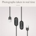 For Xiaomi Mi Band 4 Mijobs Watch Charging Cable, Length： 25cm(Black). 