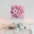Flowers Wall Panel Silk Floral Panel for Stage Table Setting Ceremony. 