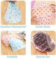 Women Waterproof Elastic Shower Bath Cap. 