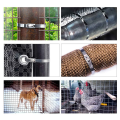 200Pcs Chain Link Fence Ties,Multi-Purpose Self-Locking Stainless Steel Zip Ties for Outdoor Garden Farm Pet Cages Fence. 