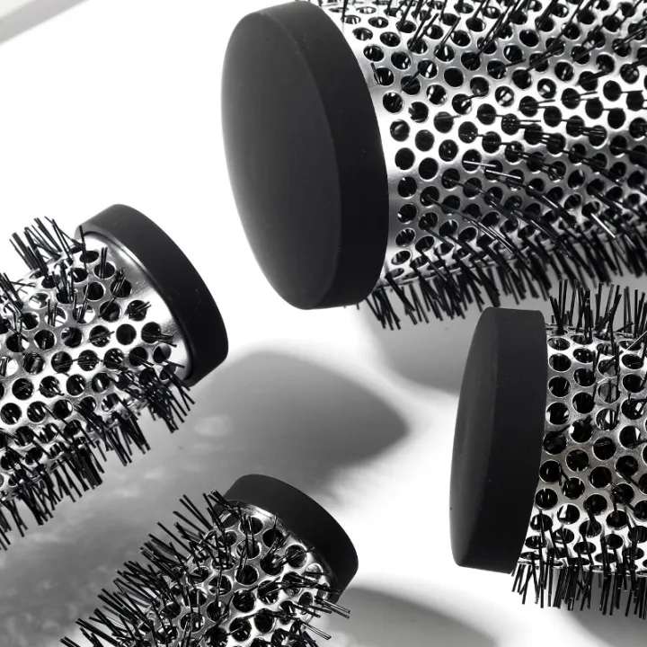 Rooling Comb Hair Styling Hair Brush Nylon Comb Cylinder Curly Hair Rolling Comb ...