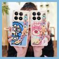 Colorful Chain Dirt-resistant Phone Case For Redmi K70E Cartoon Anti-knock Simplicity cute Anti-knock skeleton soft case. 