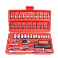 A-Z Corner 46pcs/set Tool Set 46 in 1 Carbon Steel Combination Set Wrench Socket Spanner Screwdriver Household Motorcycle Car Repair Tool Kit. 