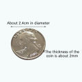 Magnetic Flipper Half Dollar Coin Tricks Money Magic Accessories Professional Magician Stage Close Up Props AITENG. 