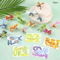 10 Pieces Colorful Puzzle Creativity Imagination Girls Kids. 