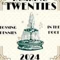 Roaring Twenties Calendar 2024 Monthly Planner with Spiral Coil English Wall Calendar for Event Planning Roaring Twenties Theme 12-month Planner. 