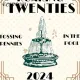 Roaring Twenties Calendar 2024 Monthly Planner with Spiral Coil English Wall Calendar for Event Planning Roaring Twenties Theme 12-month Planner. 