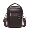 Men's Mobile Phone Bag Leather Mini Pouch Crossbody Tote for Men Small Shoulder Bag Cowhide Multi-Functional Waist Bag Shoulder Bag. 
