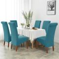 Seat Cover Delicate Texture Full Cover Dining Room Chair Cover Seat Protector. 