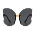 Girls Children Outdoor Glasses Cute UV Protection Eyewear Fashion Kids Rimless Sunglasses Butterfly Wings Frame Sunglass. 