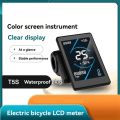 Ebike Display T5S 24-72V Color Screen LCD Instrument Intelligent Electric Bicycle Meter SM Joint. 