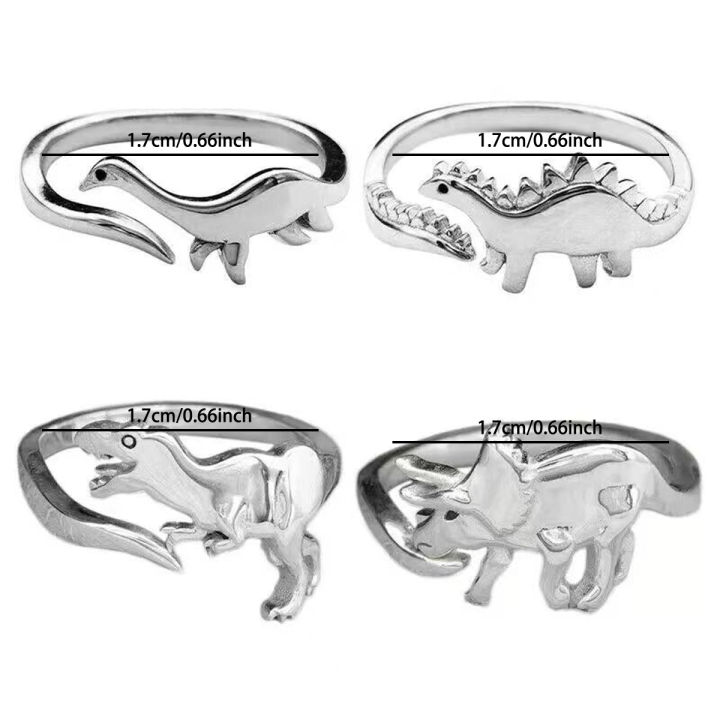 1%20PCS%20Stylish%20Alloy%20Geometric%20Dinosaur%20Opening%20Ring%20For%20Boys%20And%20Girls%20Friendship%20Set%20Ring%20-%20Image%204