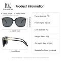 LouisWill Women Sunglasses Fashion Sunglasses UV400 Summer Sunglasses Anti Glare Driving Fishing Glasses Vintage Retro Large Frame Summer Sun Glasses. 