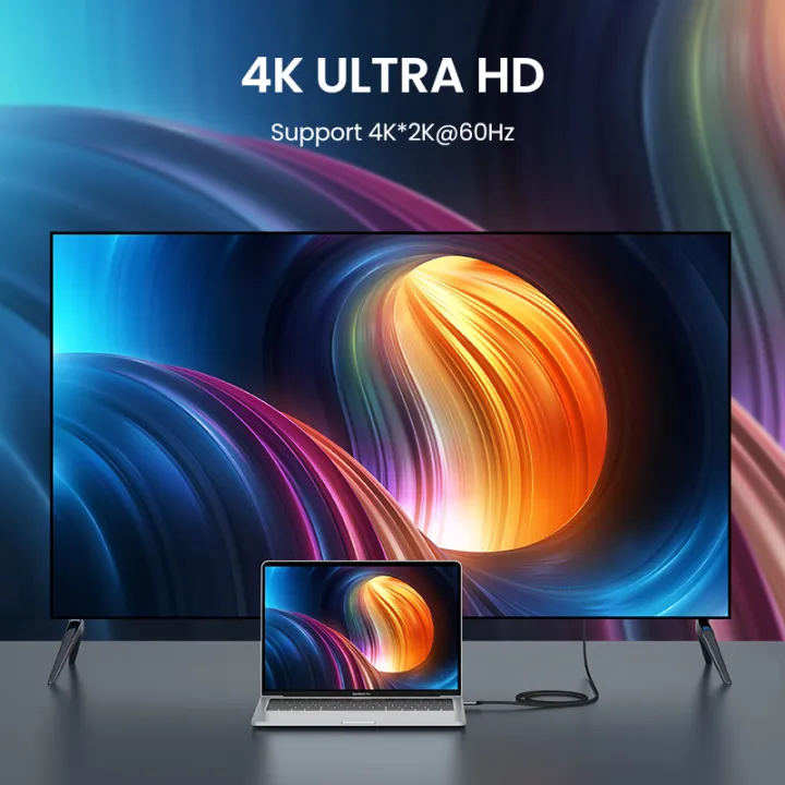 UGREEN%20USB%20C%20to%20HDMI%20Cable%204K%2060HZ%20USB%20Type%20C%20Thunderbolt%203%20HDMI%20Adapter%20Braided%20Cord%20Compatible%20for%20MacBook%20Pro,%20MacBook%20Air,%20iPad%20Pro,%20Samsung%20Galaxy%20S20%20S10%20Note%209%20-%20Image%202