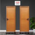 Bathroom Door Teak Finish With Frame  (Full Panel- Right Side Open). 
