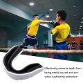 Kids Boxing Gum Shield with Storage Case Teeth Protection Double Colored Sports Mouth Guard for Boxing MMA Kickboxing Muay Thai. 