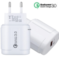 Usb Charger Quick Charge 3.0 Qualcomm Qc3.0 Fast Charging Eu Plug Mobile Phone Charger For Qc 3.0 Charger. 
