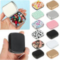 1Pcs-Mini Empty Tins Metal Hinged Container Tin Box Portable Home Organizer Jewelry Collect Small Storage Container Kit. 