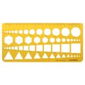 Professional Architectural Template Ruler Drawing Stencil Measuring Tool Student. 