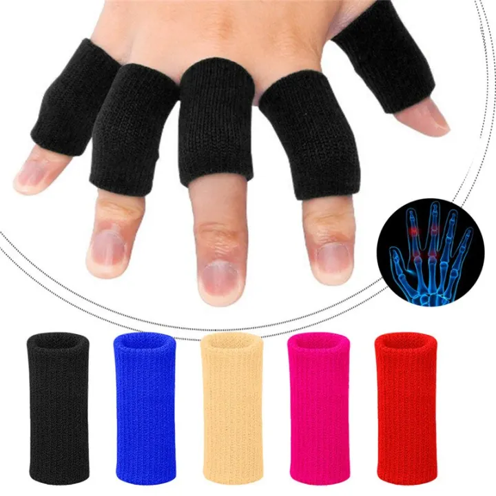 10Pcs%20Elastic%20Sports%20Finger%20Sleeves%20Arthritis%20Support%20Finger%20Guard%20Outdoor%20Basketball%20Volleyball%20Finger%20Protection%20-%20Image%202