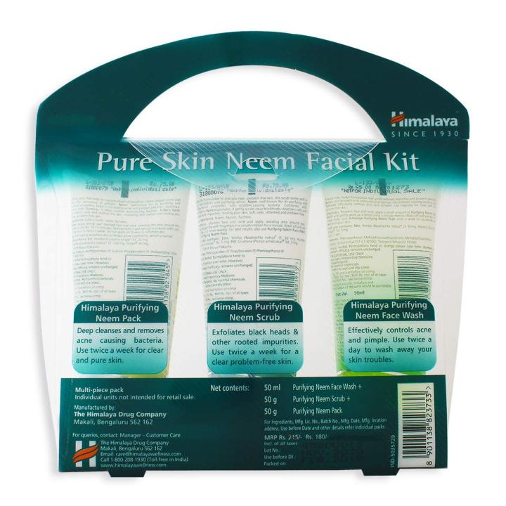 Himalaya%20Pure%20Skin%20Neem%20Facial%20Kit%20(Facewash%2050ml,%20Scrub%2050g%20&%20Face%20Pack%2050g)%20SAM%20-%20Image%202