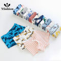 3pcs Boys Underpants Cotton Boxers Cute Cartoon Dinosaurs Printing Underwears For 3-10 Years Old Kids. 