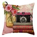 Quorrae Cushion Cover Decorative Invisible Zipper Breathable Cushion Cover. 