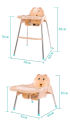 3 in 1 Multi-function Baby Feeding High Adjustable Chair BYX618. 