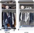 Vacuum Storage Bag for Clothes 5-Pack 1-pump Vacuum Storage Bags with Seal Valve and Hand Pump Large Vacuum Compression Bag 80% less space Storage, for Clothes, Duvets, Bedding, and Pillows. 