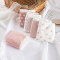 Sweet 95% Cotton Love Heart Printed Panties Breathable Women Strawberry Briefs. 