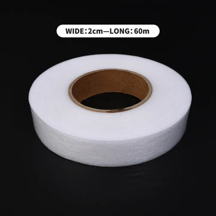 1/2/10PCS%2060M%20Double-sided%20Lined%20Adhesive%20Fabric%20Interlining%20Clothes%20Apparel%20Iron%20On%20Hem%20Tape%20White%20Interlining%20DIY%20Crafts%20Sewing%20Accessories%20-%20Image%209