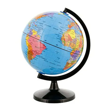 World Earth Globe 18.2cm Map Educational Learning Toy School Teaching Tools Home Gift