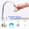 360° Rotatable Faucet Aerator Water Saving Kitchen Tap Head High Pressure Sink Sprayer Head Anti -Splash Tap Boos-ter 3 Modes Adjustment. 