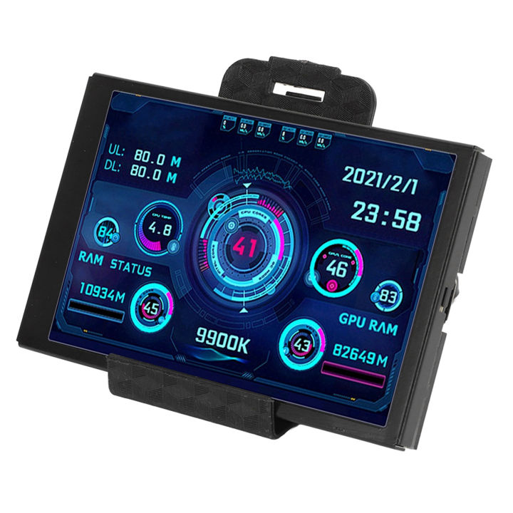 3.5in Computer Temp Monitor IPS Full View Display Small Screen for ...