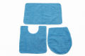 3 Piece Bathroom Rug/Mat Set in Many Colours. 