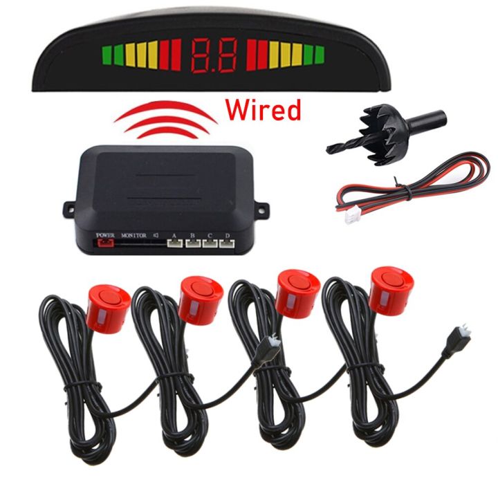 %E3%80%90white%E3%80%91%20Car%20Parktronic%20Parking%20Sensor%204%20Reverse%20Backup%20Monitor%20System%20Display%20-%20Image%204