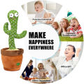 Dancing Cactus Toys 120 English Songs LED Illuminated Cute Singing Recording Talking Cactus Rechargeable Dencing Cactus Toy for Kids Baby Boys Girls Birthday Gift Boneka Kaktus Menari Bercakap Plush Toy 跳舞仙人掌玩具. 
