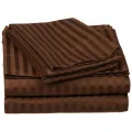 Egyptians Cotton Striped Bedsheets 230CM X 250CM (90" ×100"). 