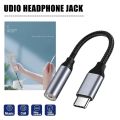 Type-C To 3.5mm Audio Converter Date Cables USB Headphone Jack Adapter AUX Cable. 