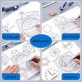 Multifunctional Drawing Template Art Design Construction Drafting Scale Ruler ANLAN. 