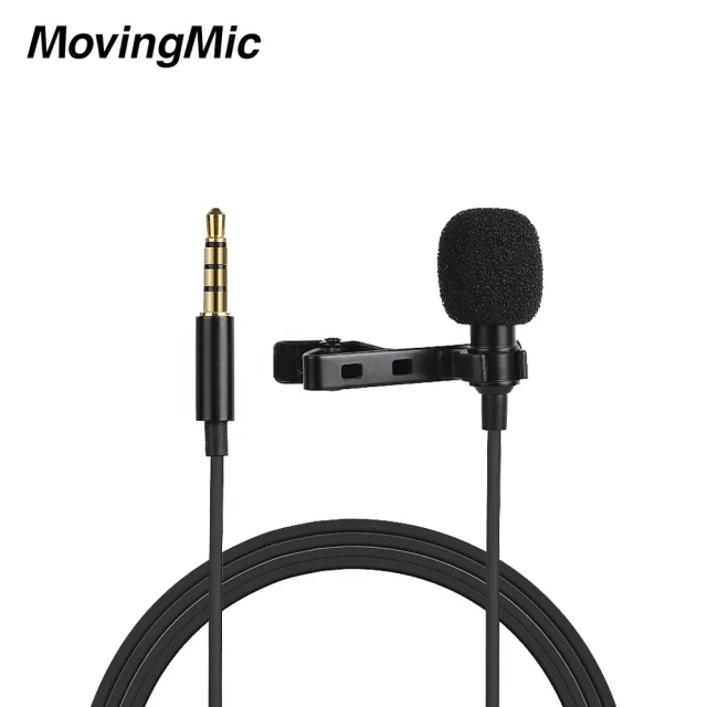 collar mic Clip-on Collar Lavalier Lapel Mic 1.5m 3.5mm jack Wired Microphone Lavalier Lapel Microphone